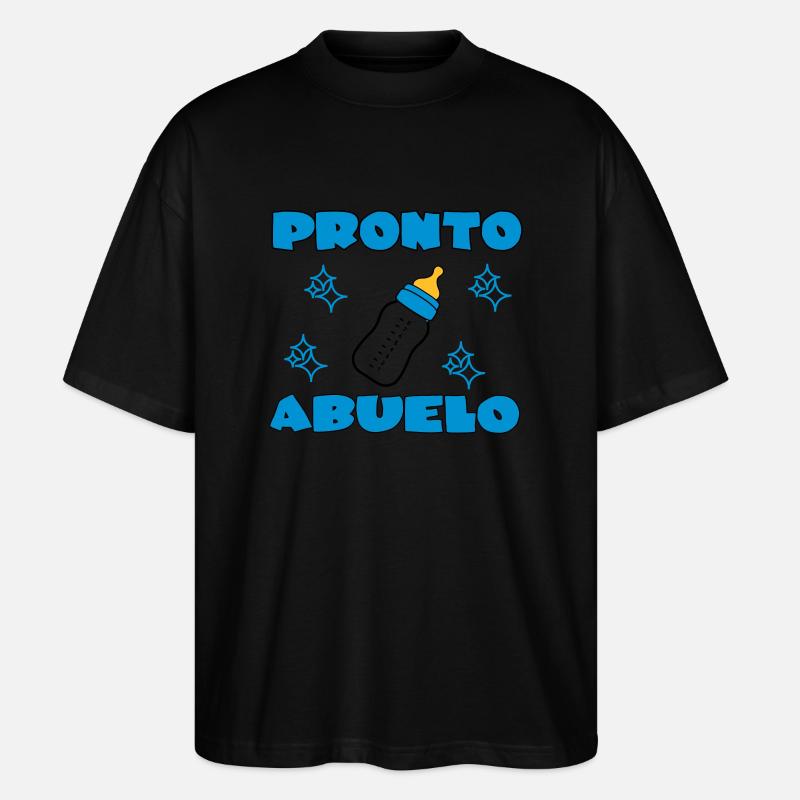 Pronto abuelo - T-shirt bio Blaster 2.0 coupe oversize Stanley/Stella Unisexe - noir