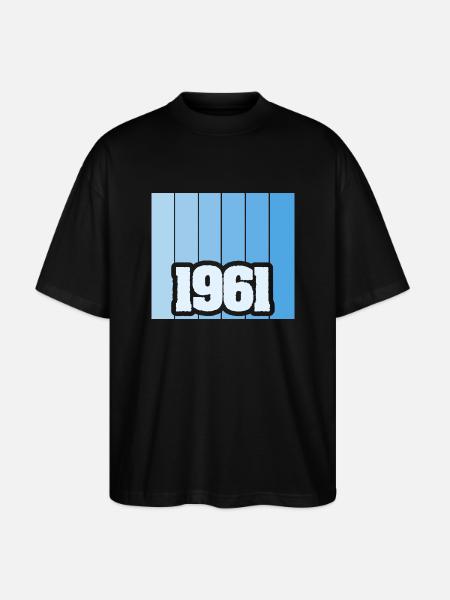 1961 - Stanley/Stella Oversized Unisex Organic T-shirt Blaster 2.0 - black