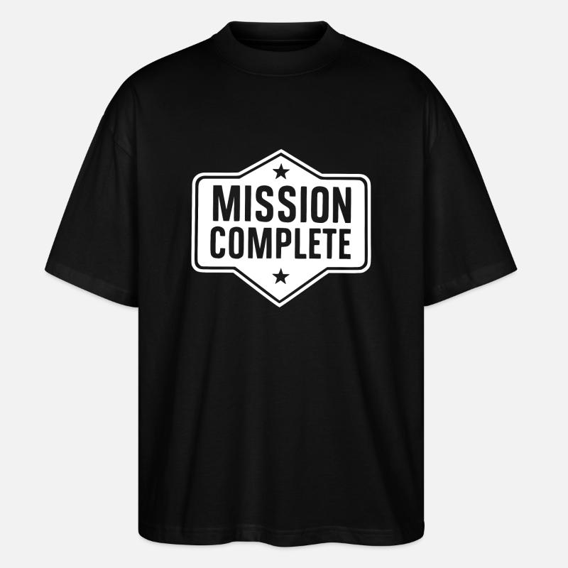 Mission accomplie - T-shirt bio Blaster 2.0 coupe oversize Stanley/Stella Unisexe - noir