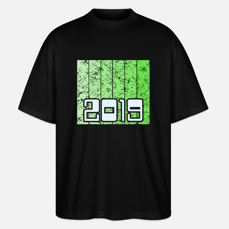 2019 - Stanley/Stella Oversized Unisex Bio T-Shirt Blaster 2.0 - Schwarz