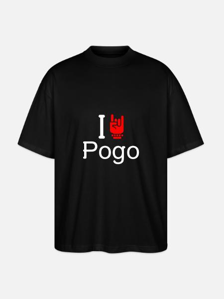 Pogo - Stanley/Stella Oversized Unisex Organic T-shirt Blaster 2.0 - black