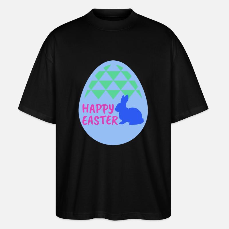 Joyeuses Pâques - Joyeuses Pâques - T-shirt bio Blaster 2.0 coupe oversize Stanley/Stella Unisexe - noir