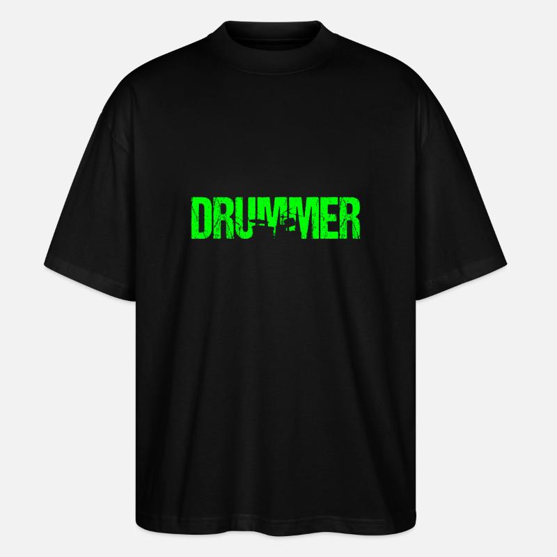 Batteur batteur batteur batteur - T-shirt bio Blaster 2.0 coupe oversize Stanley/Stella Unisexe - noir