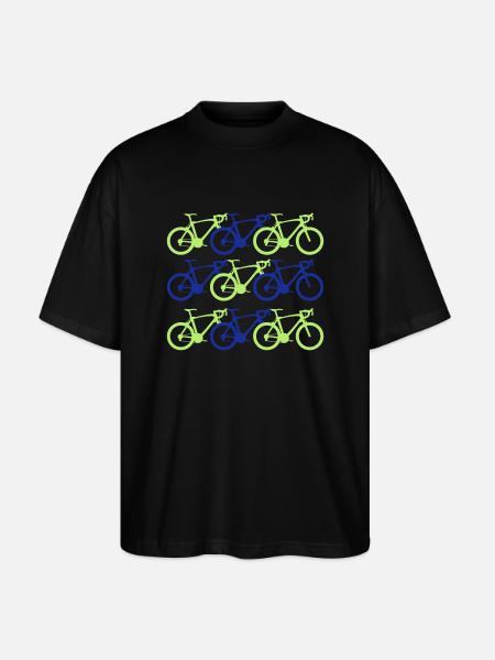 cyclisme - T-shirt bio Blaster 2.0 coupe oversize Stanley/Stella Unisexe - noir