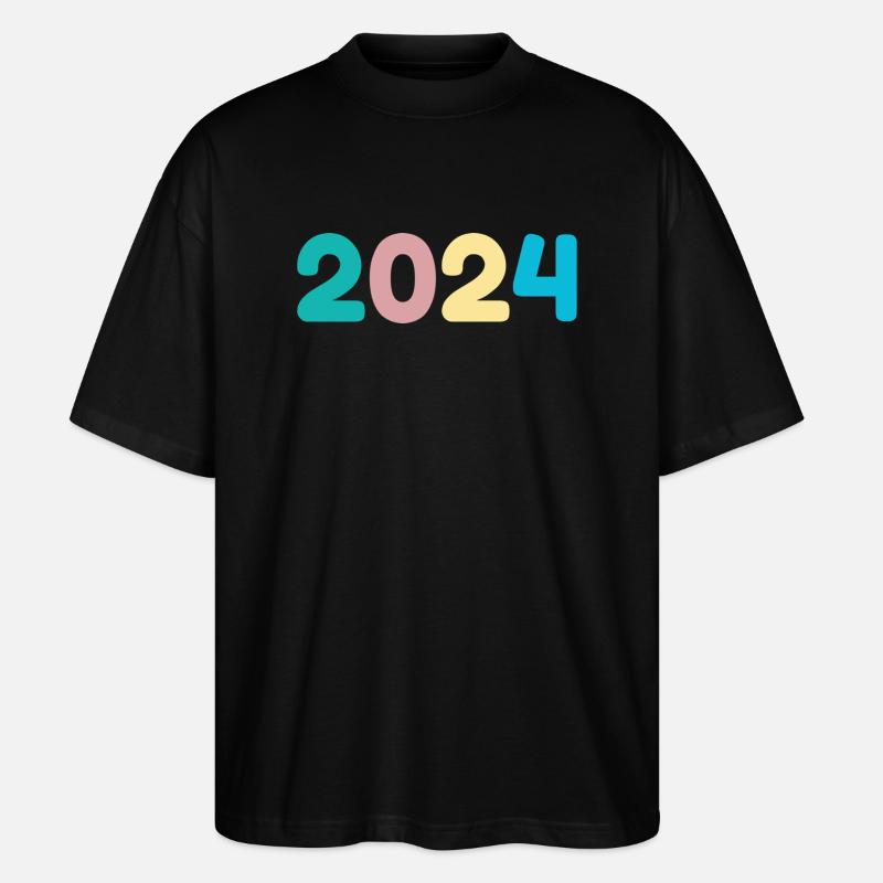 2024 - T-shirt bio Blaster 2.0 coupe oversize Stanley/Stella Unisexe - noir