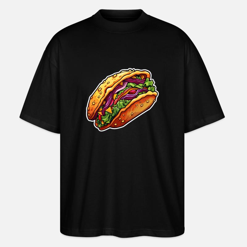 Taco - Stanley/Stella Oversized Unisex Bio T-Shirt Blaster 2.0 - Schwarz