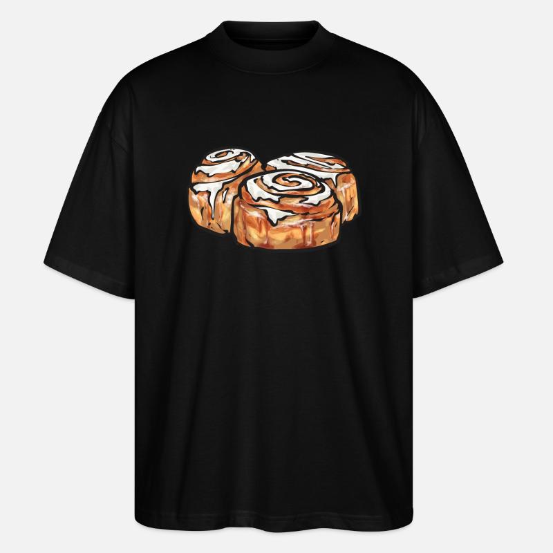 Zimtschnecke - Stanley/Stella Oversized Unisex Bio T-Shirt Blaster 2.0 - Schwarz