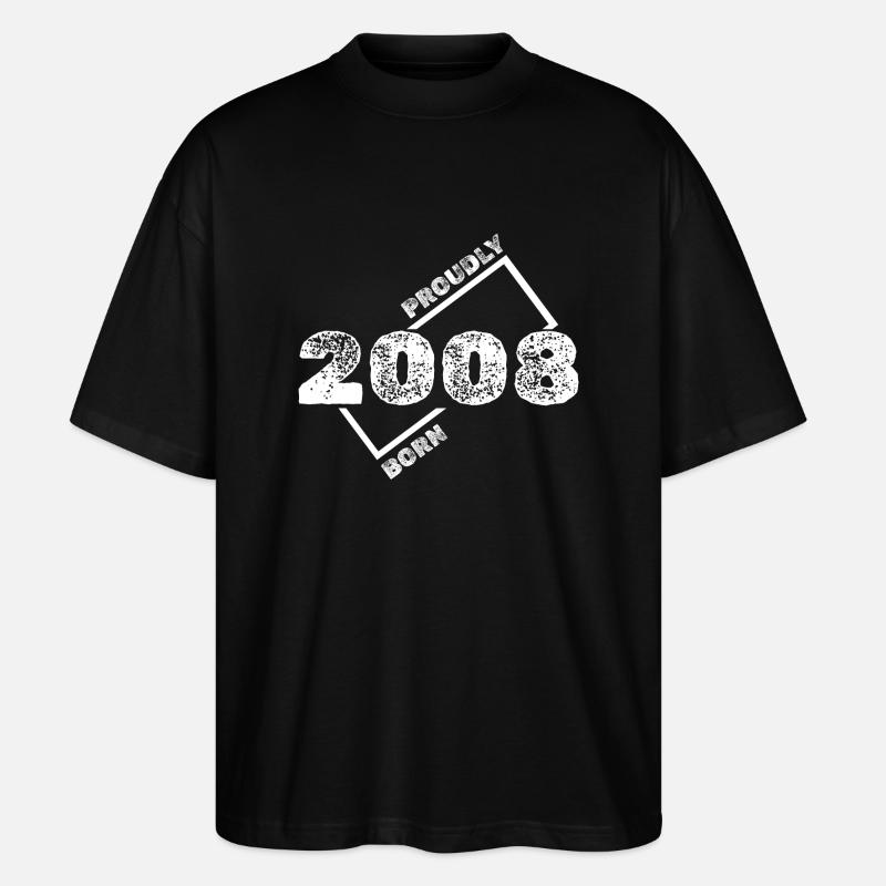 2008 2008 - Stanley/Stella Oversized Unisex Bio T-Shirt Blaster 2.0 - Schwarz