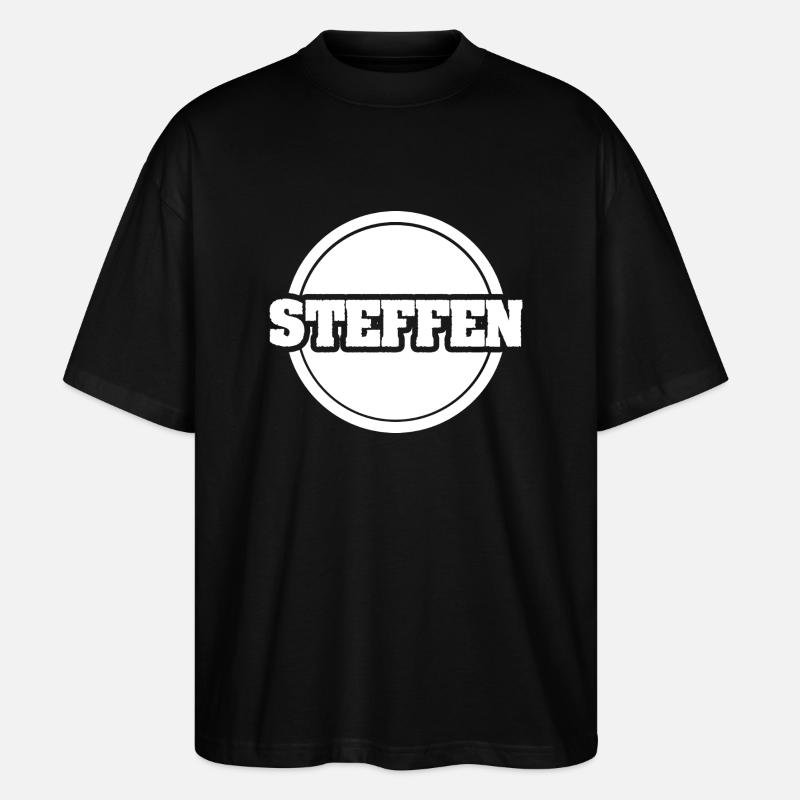Steffen - T-shirt bio Blaster 2.0 coupe oversize Stanley/Stella Unisexe - noir