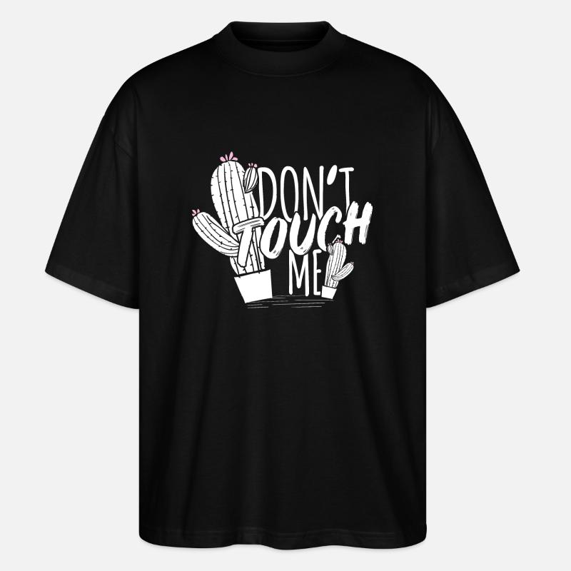Ne me touche pas - T-shirt bio Blaster 2.0 coupe oversize Stanley/Stella Unisexe - noir