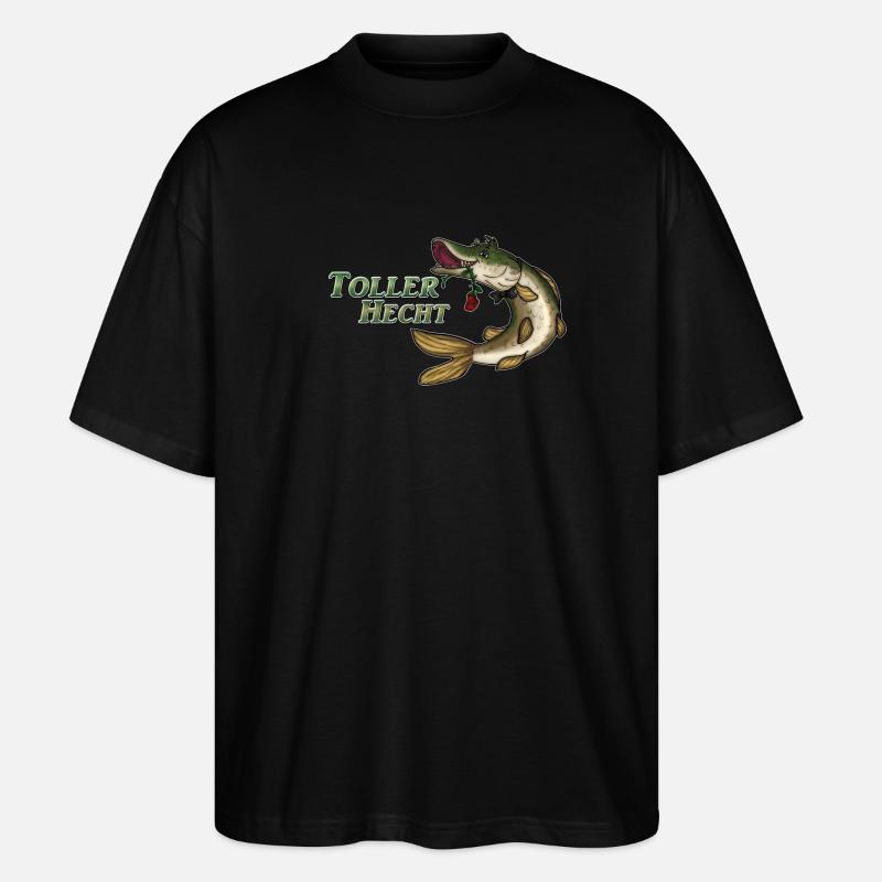 toller hecht - Stanley/Stella Oversized Unisex Bio T-Shirt Blaster 2.0 - Schwarz