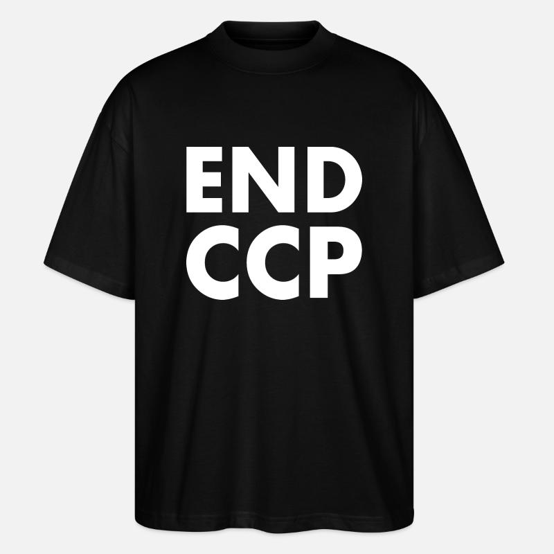End ccp - Stanley/Stella Oversized Unisex Bio T-Shirt Blaster 2.0 - Schwarz