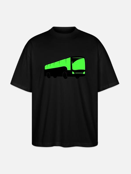 Bus Bus Driving - Stanley/Stella Oversized Unisex Organic T-shirt Blaster 2.0 - black