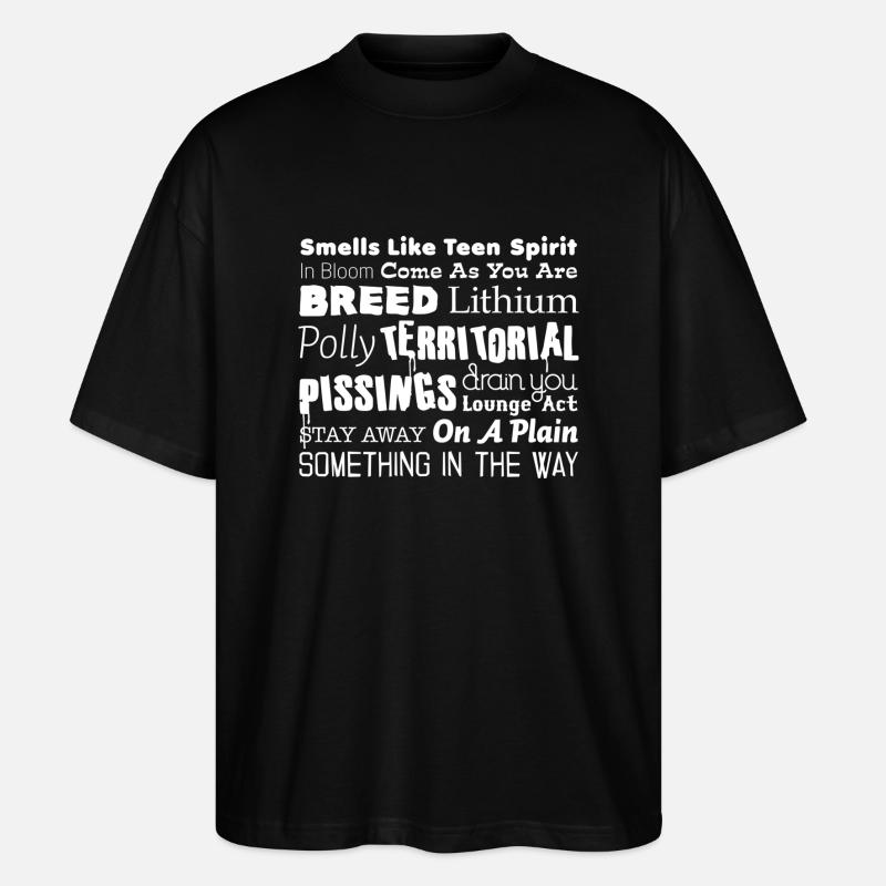 nevermind_white - Stanley/Stella Oversized Unisex Bio T-Shirt Blaster 2.0 - Schwarz