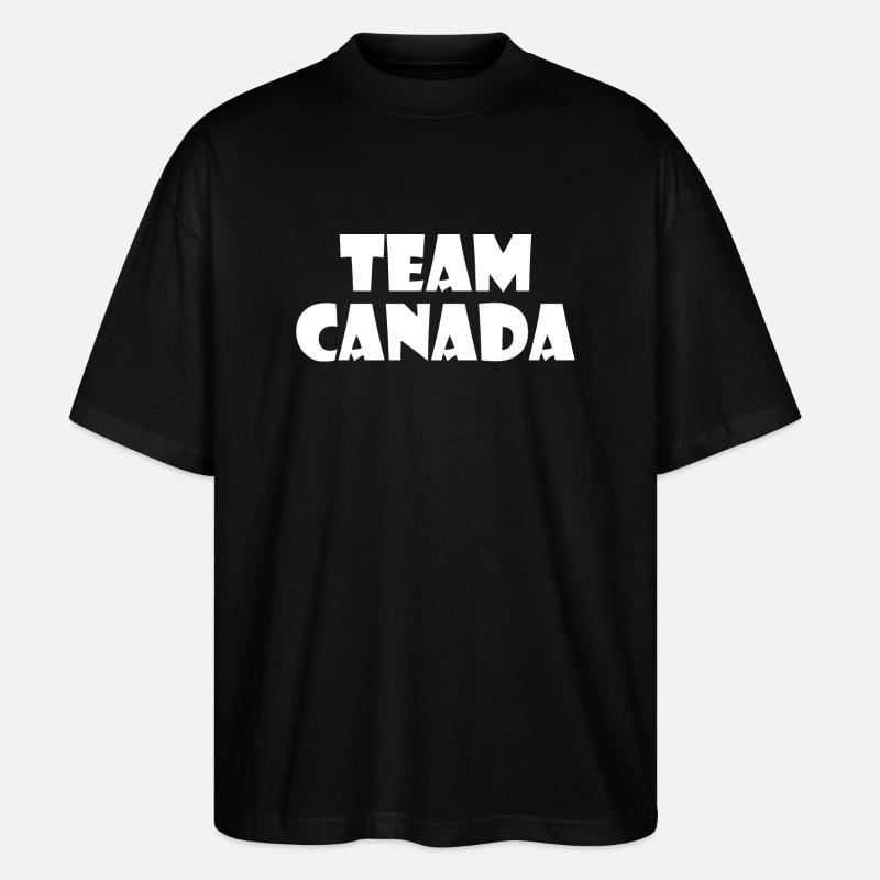 Team canada - T-shirt bio Blaster 2.0 coupe oversize Stanley/Stella Unisexe - noir