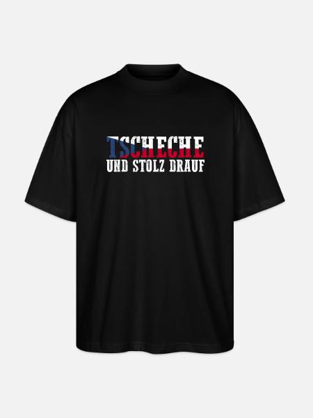 Tchèques République tchèque - T-shirt bio Blaster 2.0 coupe oversize Stanley/Stella Unisexe - noir
