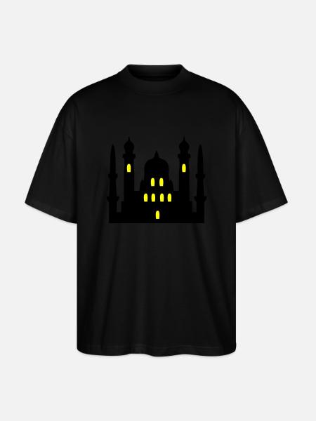 mosque 02 - Stanley/Stella Oversized Unisex Organic T-shirt Blaster 2.0 - black
