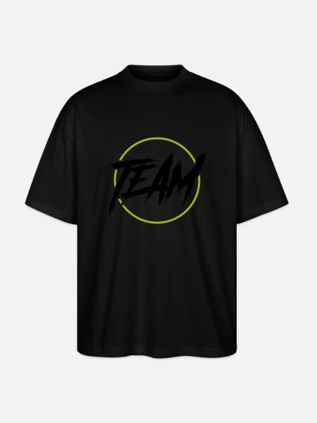 Team Circle - Stanley/Stella Oversized Unisex Organic T-shirt Blaster 2.0 - black