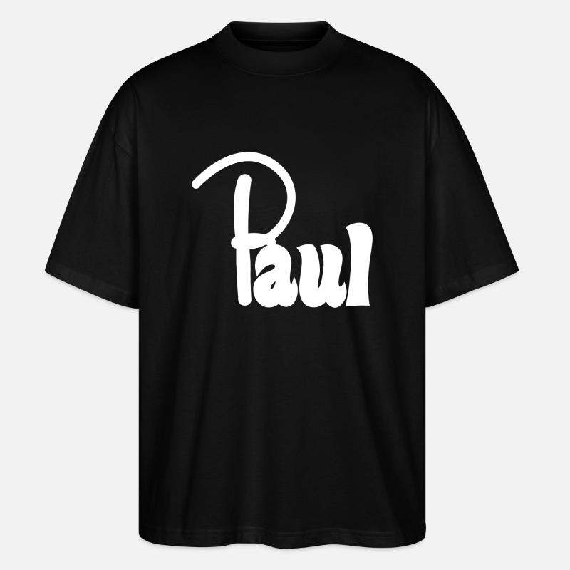 Paul - Stanley/Stella Oversized Unisex Bio T-Shirt Blaster 2.0 - Schwarz