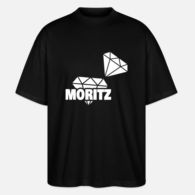 Moritz - T-shirt bio Blaster 2.0 coupe oversize Stanley/Stella Unisexe - noir
