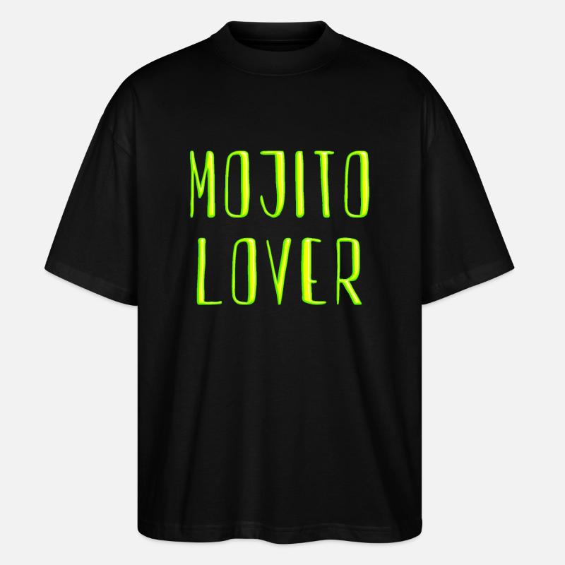 mojito lover - Stanley/Stella Oversized Unisex Bio T-Shirt Blaster 2.0 - Schwarz