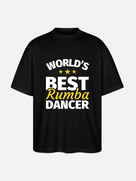 Rumba - T-shirt bio Blaster 2.0 coupe oversize Stanley/Stella Unisexe - noir