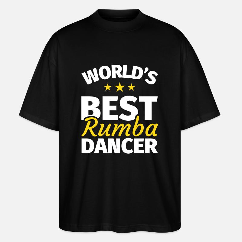 Rumba - Stanley/Stella Oversized Unisex Bio T-Shirt Blaster 2.0 - Schwarz