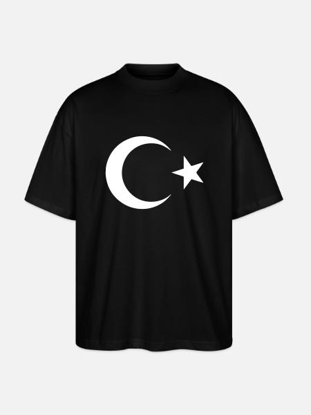 Ay Yildiz - Stanley/Stella Oversized Unisex Organic T-shirt Blaster 2.0 - black