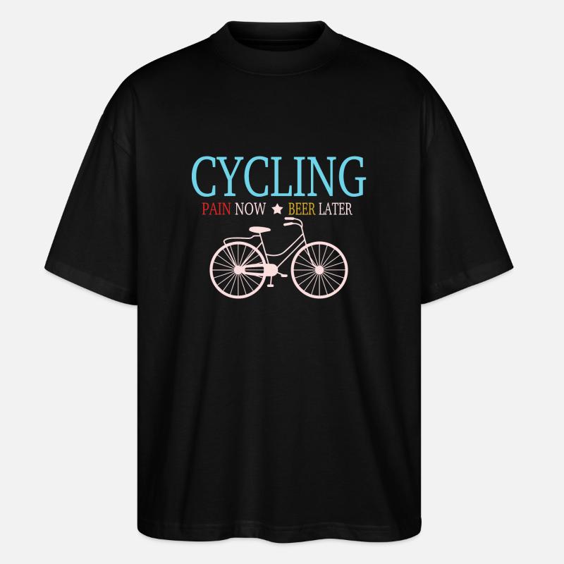 Bicycle - Stanley/Stella Oversized Unisex Organic T-shirt Blaster 2.0 - black