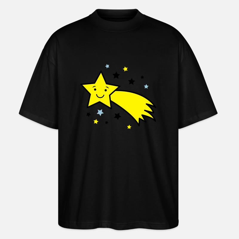 sternschnuppe_03 - Stanley/Stella Oversized Unisex Bio T-Shirt Blaster 2.0 - Schwarz