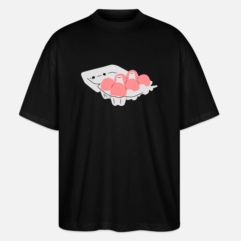 eier - Stanley/Stella Oversized Unisex Bio T-Shirt Blaster 2.0 - Schwarz