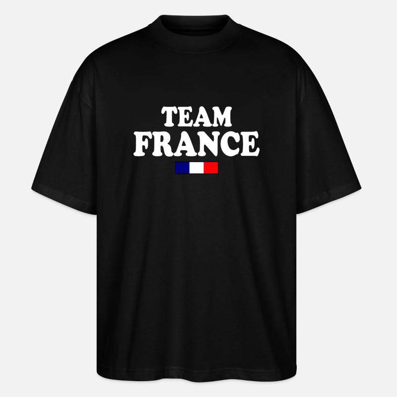 France - T-shirt bio Blaster 2.0 coupe oversize Stanley/Stella Unisexe - noir