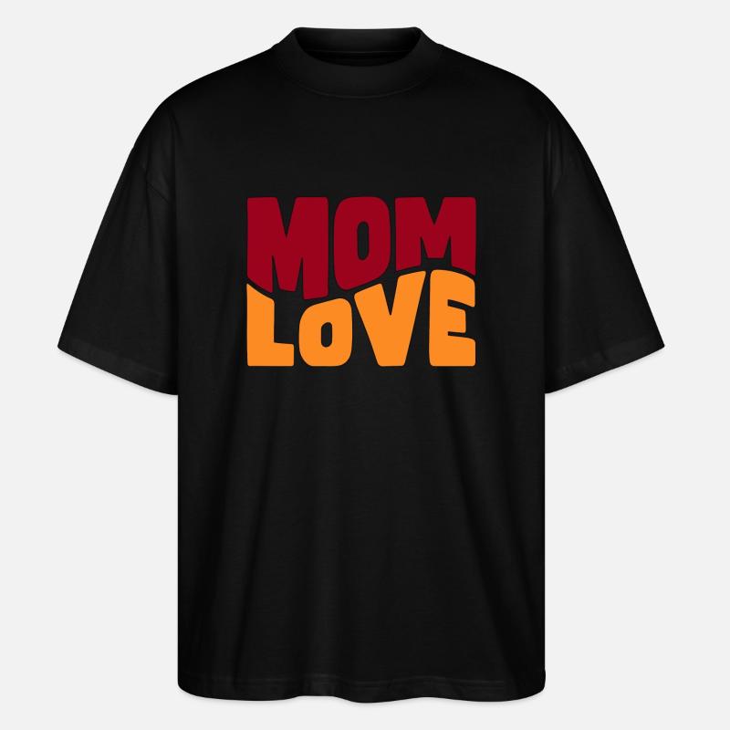 Design Mom Love - T-shirt bio Blaster 2.0 coupe oversize Stanley/Stella Unisexe - noir