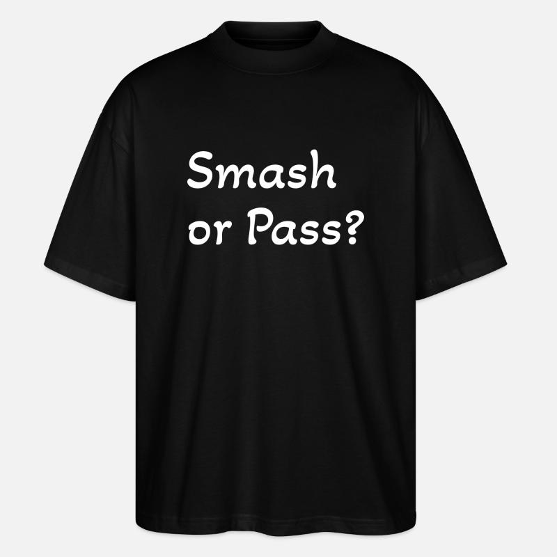 Smash ou Pass - T-shirt bio Blaster 2.0 coupe oversize Stanley/Stella Unisexe - noir