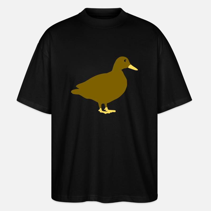 ente comic - Stanley/Stella Oversized Unisex Bio T-Shirt Blaster 2.0 - Schwarz