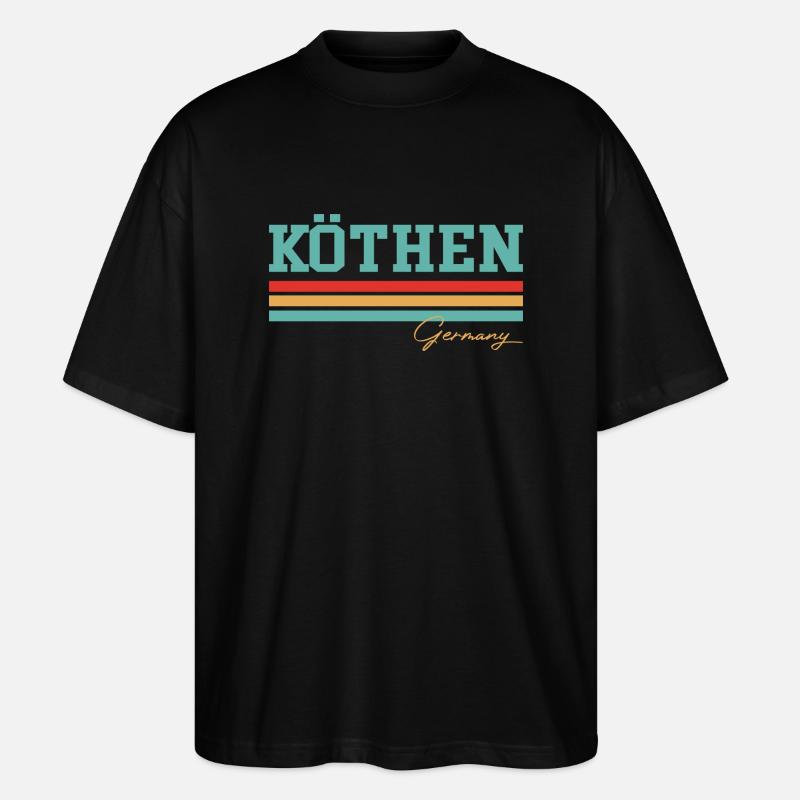 Köthen, Germany, Saxony - Stanley/Stella Oversized Unisex Organic T-shirt Blaster 2.0 - black