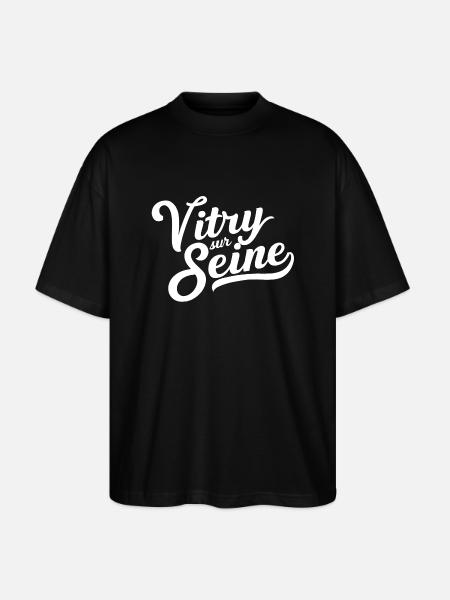 Vitry-sur-Seine - T-shirt bio Blaster 2.0 coupe oversize Stanley/Stella Unisexe - noir