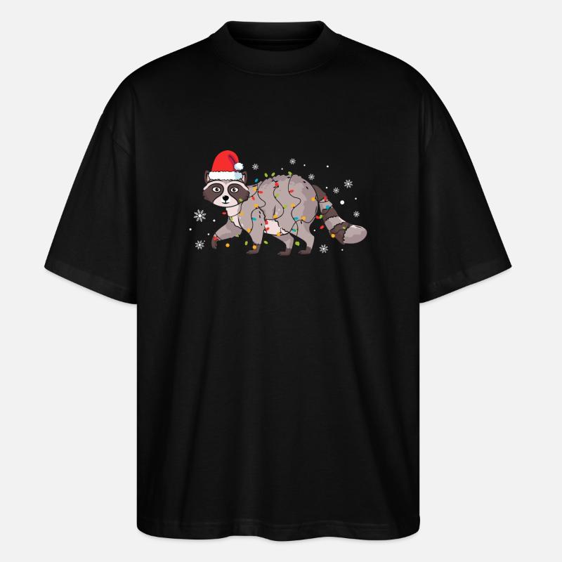 Raton laveur - T-shirt bio Blaster 2.0 coupe oversize Stanley/Stella Unisexe - noir