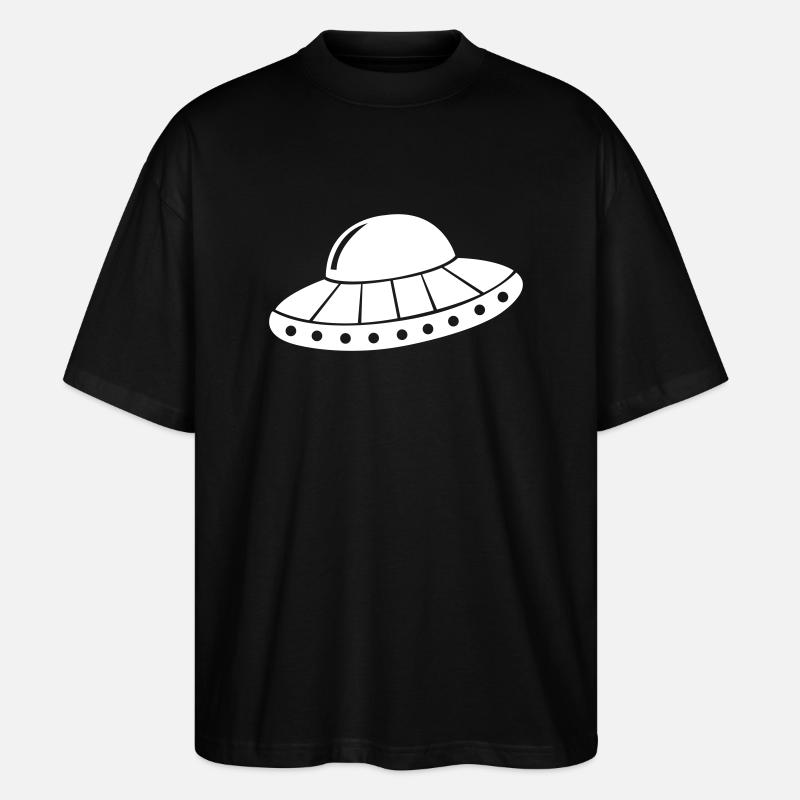 ufo - Stanley/Stella Oversized Unisex Bio T-Shirt Blaster 2.0 - Schwarz