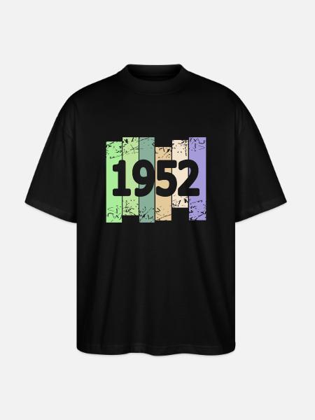 Artwork 1952 - Stanley/Stella Oversized Unisex Organic T-shirt Blaster 2.0 - black