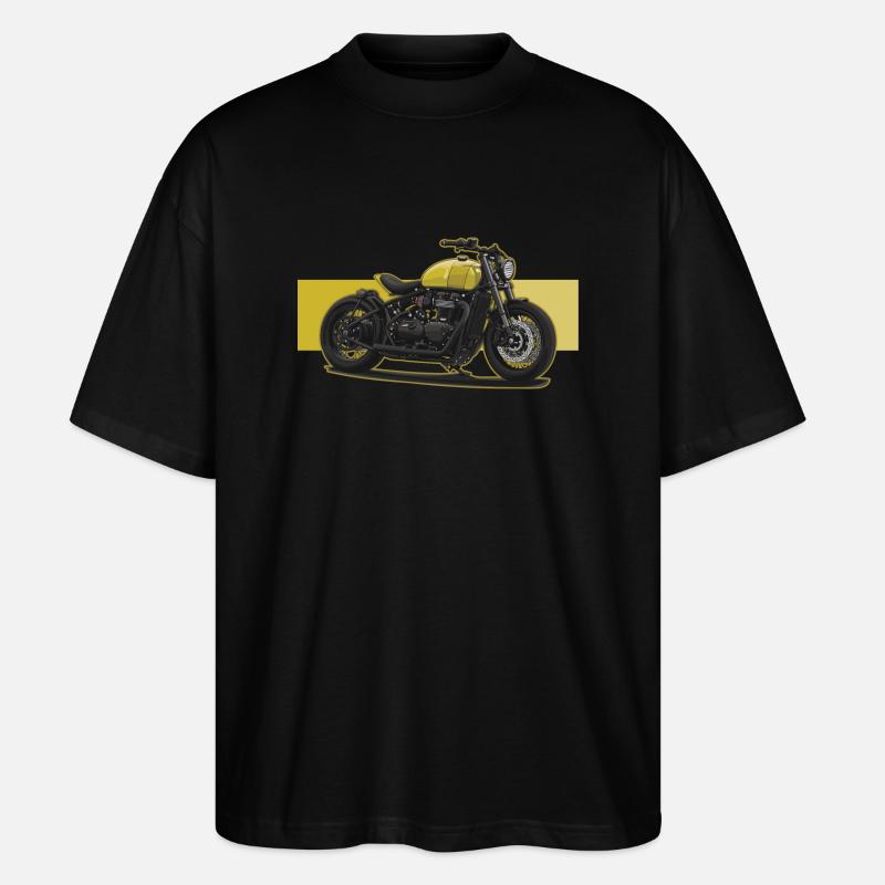 Bobber // Custom // Motorcycle - Stanley/Stella Oversized Unisex Organic T-shirt Blaster 2.0 - black