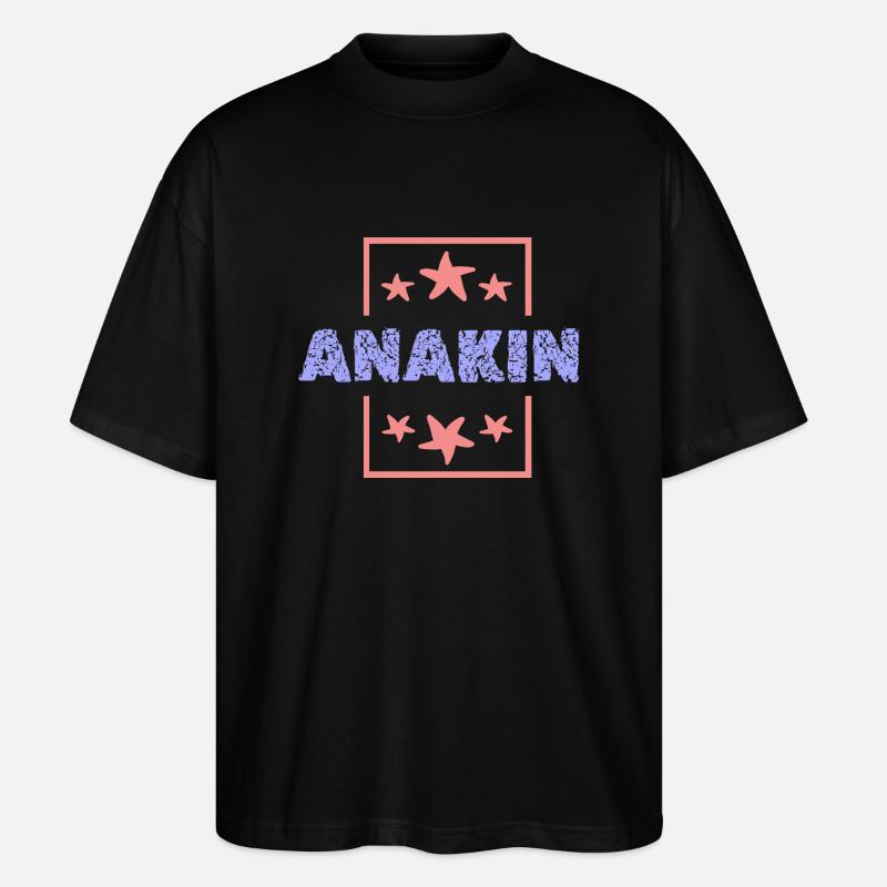 Anakin dans le rôle d’Anakin - T-shirt bio Blaster 2.0 coupe oversize Stanley/Stella Unisexe - noir