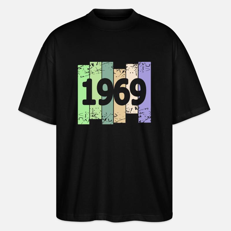 Artwork 1969 - Stanley/Stella Oversized Unisex Organic T-shirt Blaster 2.0 - black