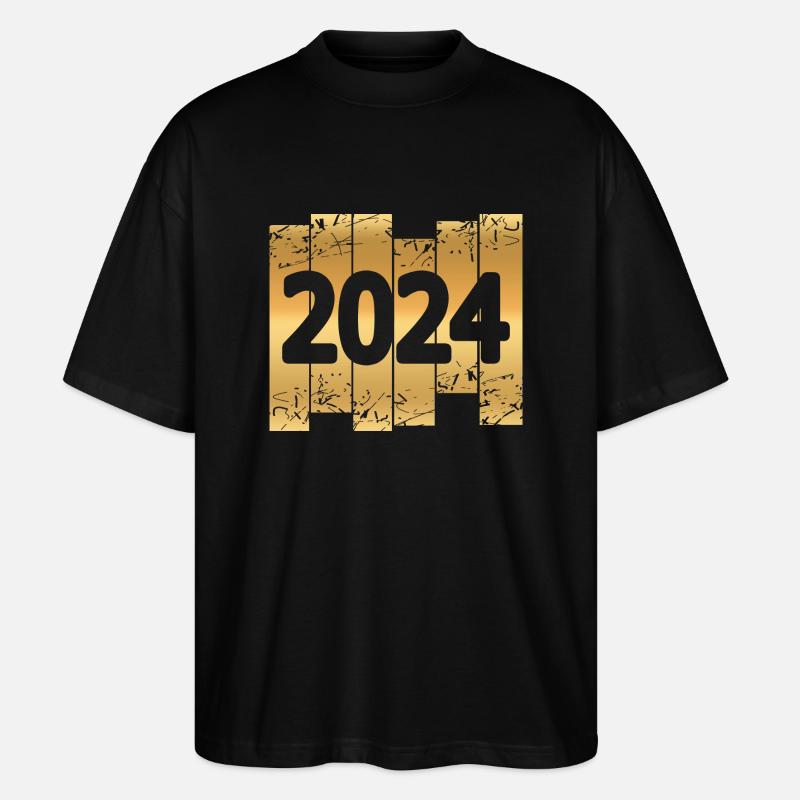 2024 - T-shirt bio Blaster 2.0 coupe oversize Stanley/Stella Unisexe - noir