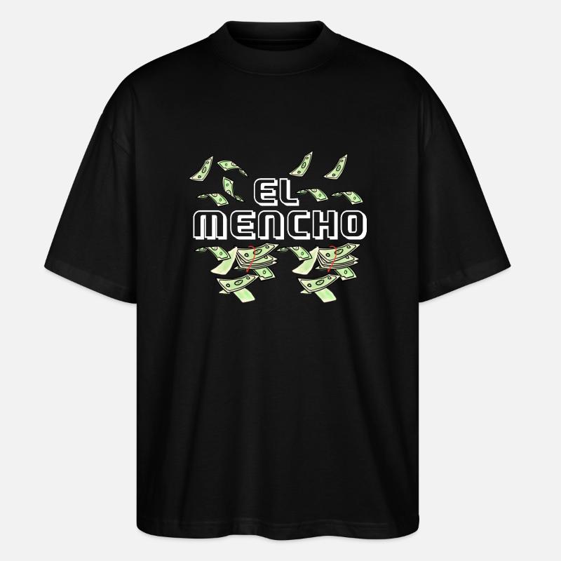 Dieser el mencho - Stanley/Stella Oversized Unisex Bio T-Shirt Blaster 2.0 - Schwarz