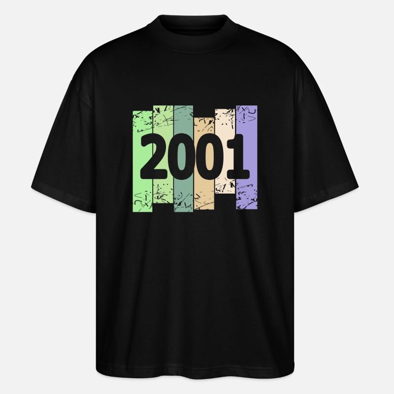 2001 - T-shirt bio Blaster 2.0 coupe oversize Stanley/Stella Unisexe - noir