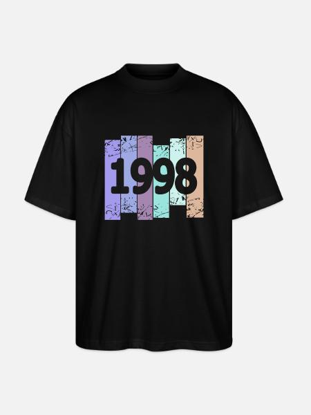 Goths 1998 - Stanley/Stella Oversized Unisex Organic T-shirt Blaster 2.0 - black
