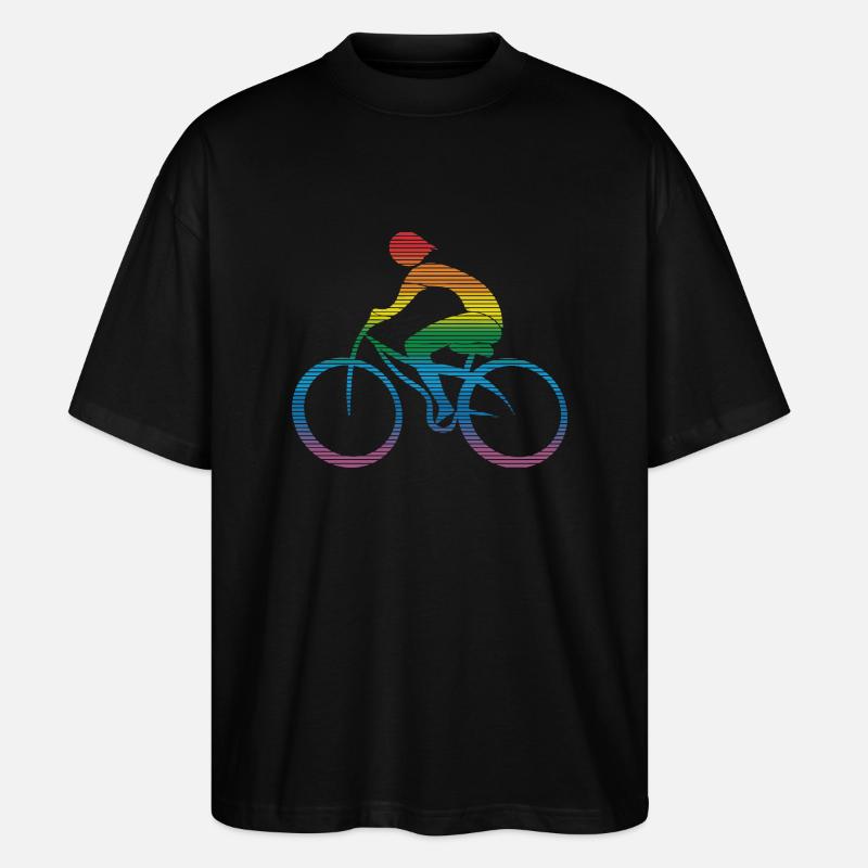 Cyclist - Stanley/Stella Oversized Unisex Organic T-shirt Blaster 2.0 - black