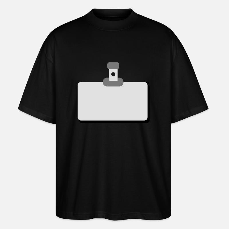 schild_f3 - T-shirt bio Blaster 2.0 coupe oversize Stanley/Stella Unisexe - noir