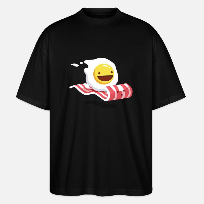 Egg Bacon Buddies - T-shirt bio Blaster 2.0 coupe oversize Stanley/Stella Unisexe - noir